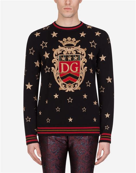 dolce gabbana jumper mens|dolce gabbana sweaters.